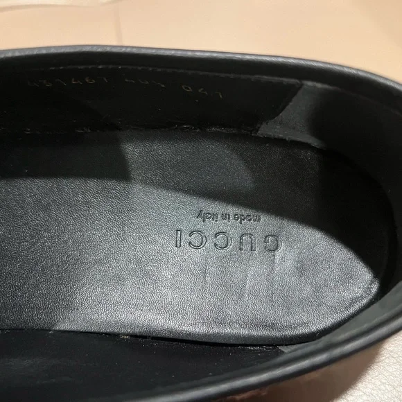 Gucci Jordaan tweed loafers pink and black - Picture 10 of 12